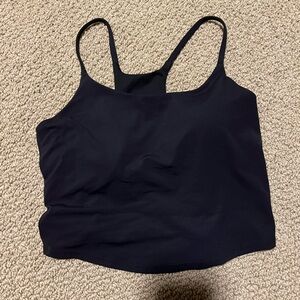 Black tank top